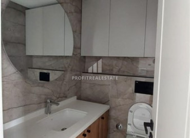 One-bedroom apartment in a new building with a fine finish, bathroom equipment, unfurnished in Oba, Alanya ID-10638 фото-12