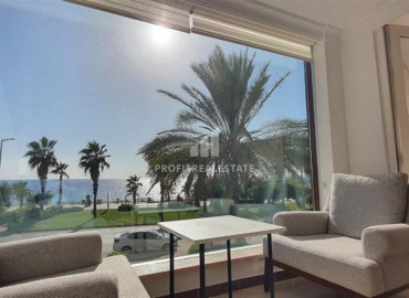 Пятикомнатная видовая квартира со стильным интерьером на берегу моря, для получения турецкого гражданства, пляж Клеопатра, Алания ID-10641 фото-1