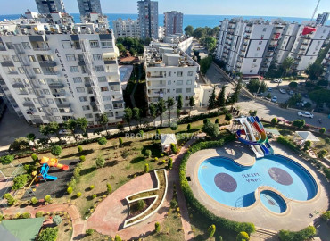 View apartment 3 + 1, 130m², on a high floor in a residence with a water park in Tej, Mersin ID-10658 фото-9