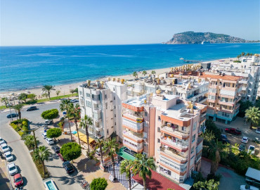 Ready to move in apartment with two bedrooms, 50 meters from the beach, Oba, Alanya, 110 m2 ID-10662 фото-1