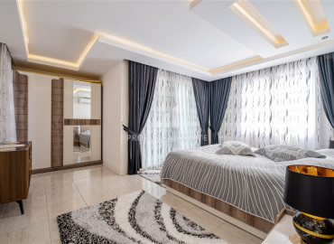 Furnished two-bedroom apartment in a well-maintained residential residence in Oba, Alanya, 110 m2 ID-10664 фото-4