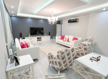 Стильная трехкомнатная квартира 180 м2 с элегантным дизайном и отдельной кухней в Джикджилли, Аланья ID-10714 фото-10