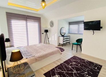 Stylish two bedroom duplex in a new house with a swimming pool, Hasbakhce, Alanya, 90 m2 ID-10719 фото-9