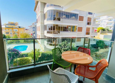 Stylish two bedroom duplex in a new house with a swimming pool, Hasbakhce, Alanya, 90 m2 ID-10719 фото-16