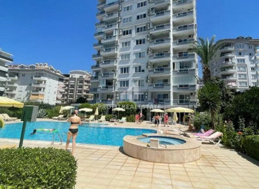 Furnished one-bedroom apartment in a residence with developed facilities in Cikcilli, Alanya ID-10742 фото-1