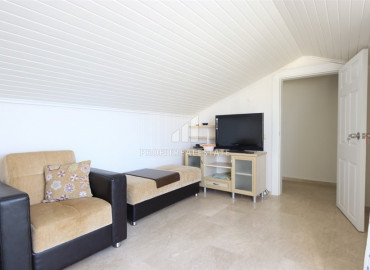 Меблированная двухуровневая квартира, с тремя спальнями и видом на море, Конаклы, Аланья, 135 м2 ID-10759 фото-12