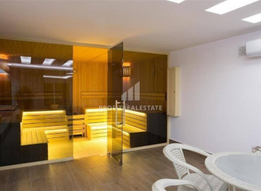 Элегантная трехкомнатная квартира 120 м2 с мебелью и дизайнерским интерьером в Оба, Аланья ID-10764 фото-11