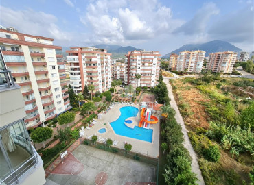 Furnished two bedroom apartment 105 m2 with glazed balconies and magnificent views of the sea and mountains in Tosmur, Alanya ID-10781 фото-1