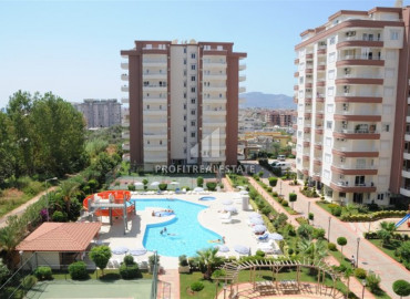 Furnished two bedroom apartment 105 m2 with glazed balconies and magnificent views of the sea and mountains in Tosmur, Alanya ID-10781 фото-3