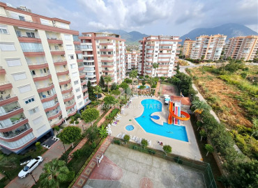 Furnished two bedroom apartment 105 m2 with glazed balconies and magnificent views of the sea and mountains in Tosmur, Alanya ID-10781 фото-11