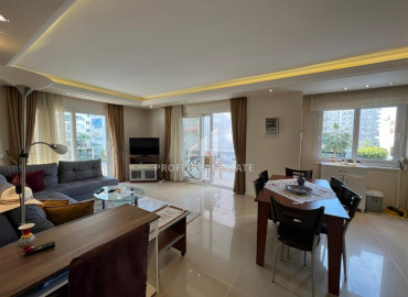 Стильная светлая трехкомнатная квартира 130 м2 с мебелью и двумя балконами в 150 метрах от моря в Махмутларе, Аланья ID-10790 фото-3