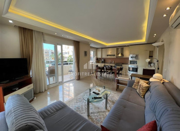 Стильная светлая трехкомнатная квартира 130 м2 с мебелью и двумя балконами в 150 метрах от моря в Махмутларе, Аланья ID-10790 фото-8