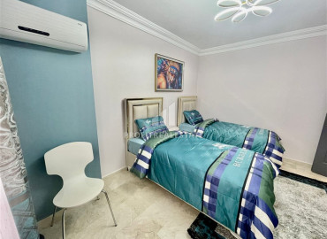 Уютная квартира с двумя спальнями, 110м², в 300м от моря в Махмутларе, в комплексе с бассейном ID-10806 фото-17