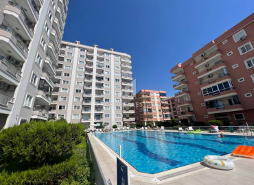 Large furnished duplex 3 + 1 on the first coastline with panoramic sea views, 100 meters from the center of Mahmutlar, Alanya ID-10908 фото-3