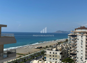 Large furnished duplex 3 + 1 on the first coastline with panoramic sea views, 100 meters from the center of Mahmutlar, Alanya ID-10908 фото-12
