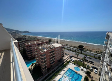 Large furnished duplex 3 + 1 on the first coastline with panoramic sea views, 100 meters from the center of Mahmutlar, Alanya ID-10908 фото-13