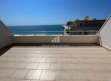 Large furnished duplex 3 + 1 on the first coastline with panoramic sea views, 100 meters from the center of Mahmutlar, Alanya ID-10908 фото-15