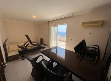 Large furnished duplex 3 + 1 on the first coastline with panoramic sea views, 100 meters from the center of Mahmutlar, Alanya ID-10908 фото-17