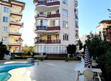 Elegant two bedroom apartment of 100 m2, with beautiful furniture, glazed balcony, 400 meters from the sea in Tosmur, Alanya ID-10917 фото-19