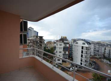 Furnished two bedroom apartment 110 m2, with a glazed balcony, overlooking the sea, 400 meters from the beach, ready to move in, in Tosmur, Alanya ID-10935 фото-7