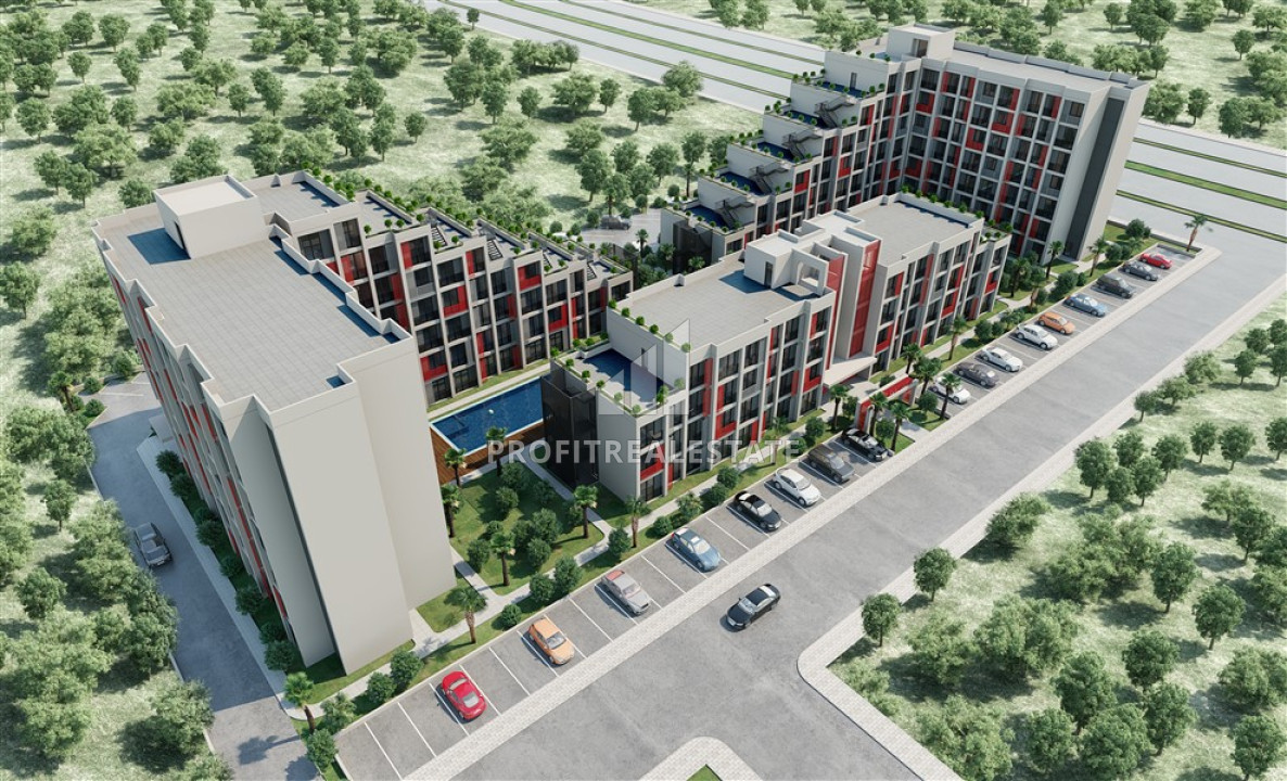 Новые двухкомнатные апартаменты, на завершающем этапе строительства, Алтынова, Кепез, Анталья, 38 м2 ID-10975 фото-1