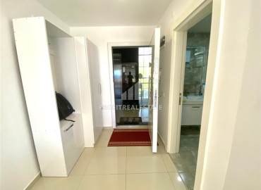 Cozy furnished apartment 1 + 1, 50 meters from the sea, in a residence with facilities, in Kestel, Alanya ID-10980 фото-4