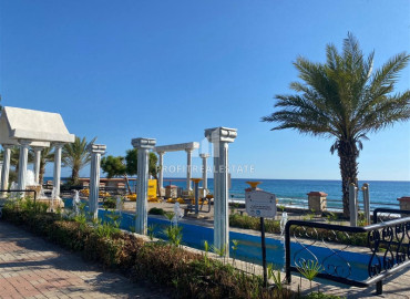 Cozy furnished apartment 1 + 1, 50 meters from the sea, in a residence with facilities, in Kestel, Alanya ID-10980 фото-9