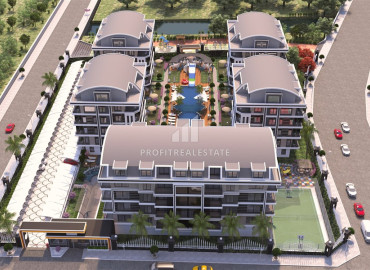Инвестиционный проект - квартира 3+1 с теплыми полами в строящемся жилом комплексе с инфраструктурой, в районе Оба, Аланья ID-11010 фото-3