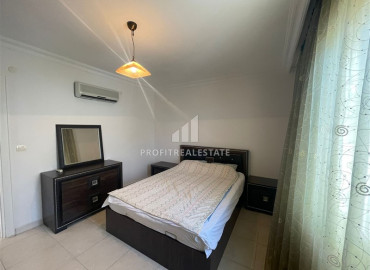 Уютная двухкомнатная квартира с мебелью и видом на горы, в комплексе с развитой инфраструктурой в Джикджилли, Аланья ID-11033 фото-4