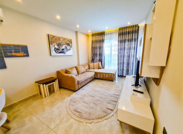 Меблированная двухкомнатная квартира у самого моря, в комплексе класса люкс, в 50 метрах от центра района Махмутлар, Аланья ID-11060 фото-8
