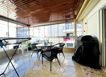 Элегантный меблированный пентхаус 165 м2 с тремя спальнями, дизайнерским интерьером, застекленным балконом в центре Аланьи ID-11065 фото-16