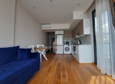 Уютная двухкомнатная квартира с деревянными полами, в 350 метрах от пляжа, в жилом комплексе класса люкс в центре Аланьи ID-11066 фото-5