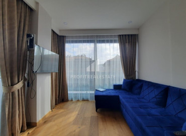 Уютная двухкомнатная квартира с деревянными полами, в 350 метрах от пляжа, в жилом комплексе класса люкс в центре Аланьи ID-11066 фото-6