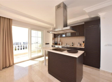 Стильная трехкомнатная квартира 100 м2, с красивой мебелью и панорамным видом на море в Тосмуре, Аланья ID-11080 фото-18