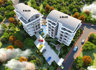 Apartment, 52-101m², in a residence at the planning stage in Oba, Alanya, 1750m from the sea ID-11101 фото-2