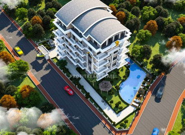 Apartment, 52-101m², in a residence at the planning stage in Oba, Alanya, 1750m from the sea ID-11101 фото-16
