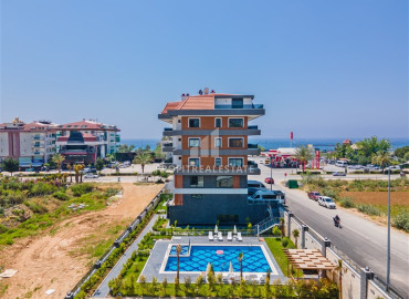 New two bedroom apartment with a sea view, in a fine finish, Kestel, Alanya, 73 m2 ID-11105 фото-2