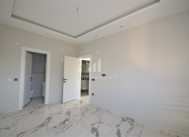 Новая трехкомнатная квартира с видом на море, в чистовой отделке, Кестель, Аланья, 73 м2 ID-11105 фото-10