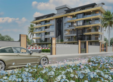 New investment project at an attractive price 200 meters from the sea in the prestigious area of Kargicak, Alanya, 66-176 m2 ID-11112 фото-4