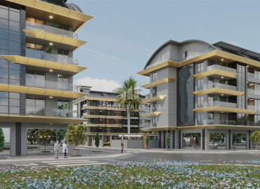 New investment project at an attractive price 200 meters from the sea in the prestigious area of Kargicak, Alanya, 66-176 m2 ID-11112 фото-5