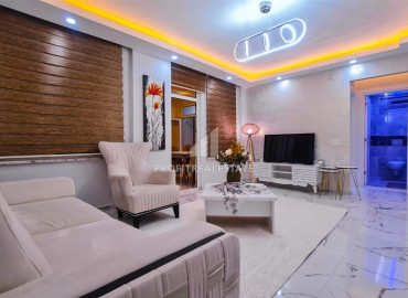 Элегантная квартира 1+1, со стильным интерьером и красивой мебелью в доме с бассейном, в центре Аланьи ID-11113 фото-1