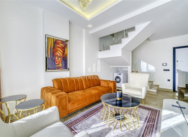 Two bedroom duplex with a designer interior in a residence built in 2022 Mahmutlar, Alanya 81 m2 ID-11115 фото-1