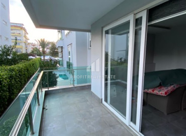 Furnished one-bedroom apartment 60 m2, 200 meters from the sea, in a residence with facilities, Oba, Alanya ID-11116 фото-12