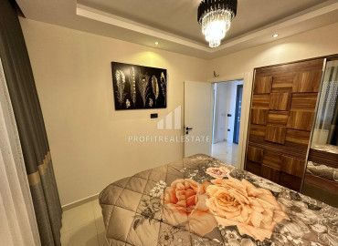 One-bedroom apartment in a new building with a sea view, with a fine finish, unfurnished in Kargicak, Alanya ID-10779 фото-9