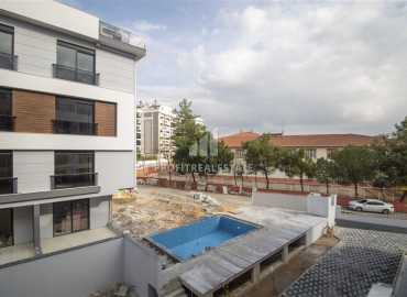 Новые апартаменты 1+1 в жилом комплексе с бассейном, Кепез, Анталья, 50 м2 ID-11126 фото-12