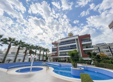 Stylish furnished duplex apartment 3 + 2, with a cozy terrace, 250 meters from the center of Oba, Alanya ID-11137 фото-1
