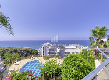 Элегантная трехкомнатная квартира с изысканным интерьером, с видом на море, в 300 метрах от пляжа в Конаклы, Алания ID-11171 фото-16