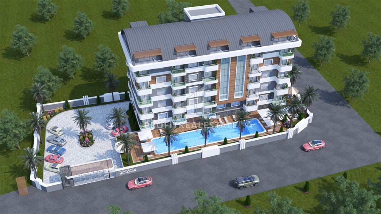 Старт продаж: квартиры разных планировок, 50-120м², в инвестиционном проекте в районе Алании – Газипаша ID-11176 фото-2