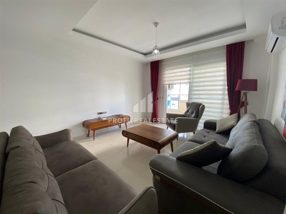 Меблированная квартира с одной спальней, 70м², в элитном комплексе Махмутлара, Алания ID-11229 фото-1