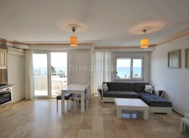 Квартира в Махмутларе, Алания, с мебелью и видом на море, 120 кв.м. ID-0873 фото-3